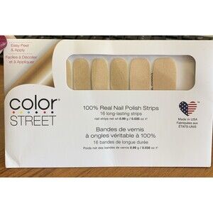 Color Street 100% Nail Polish Strips "POP THE BUBBLY ” FMG223